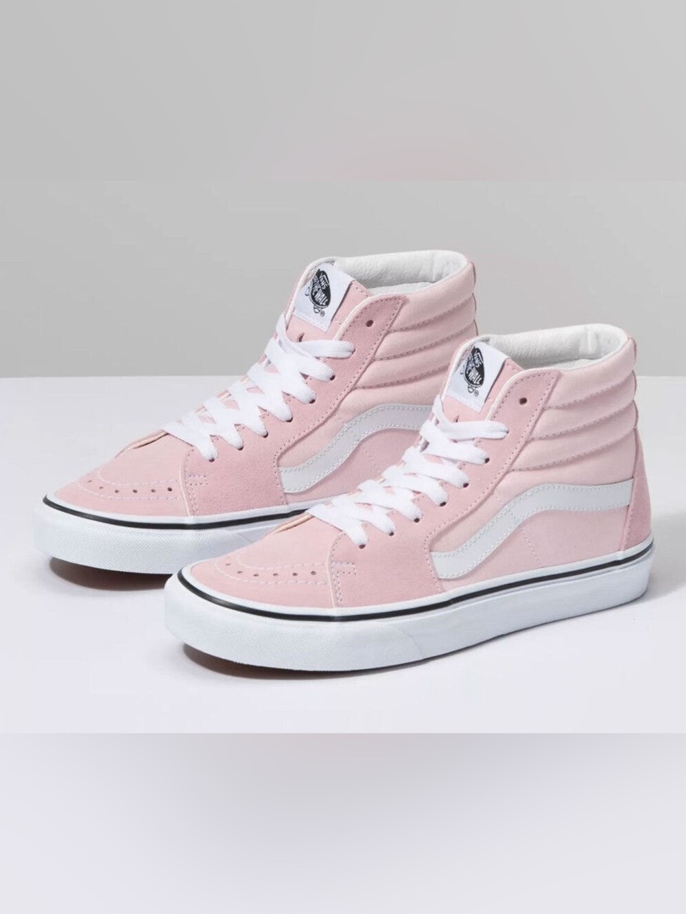 Vans Pink High-Top Suede SK8-HI 'BLUSHING' Pink Skate Sneakers